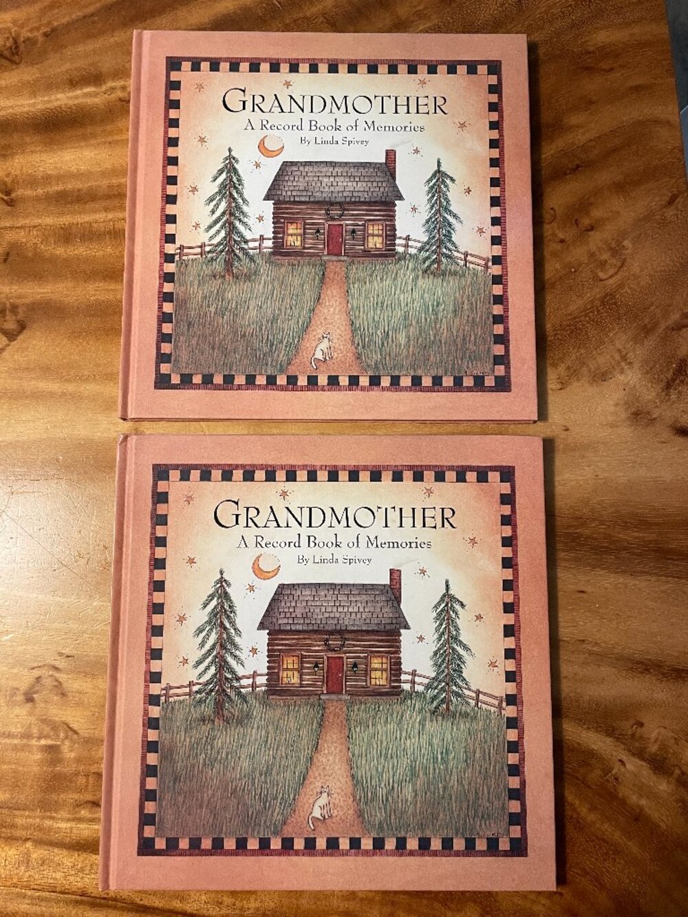 Grandmother Record Book of Memories Linda Spivey 1997 1st Printing Set of 2